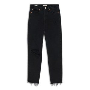 Levis Wedgie Black Jean